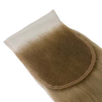 HD Lace Closures 5x5 14" - Rooted Ivory Smoke Blonde