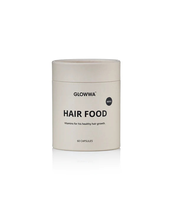 Glowwa Hair Food Mens Hair Vitamins - 1 Month Supply