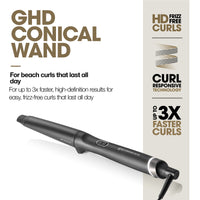 GHD Chronos Curve Conical Wand (28-23mm barrel)