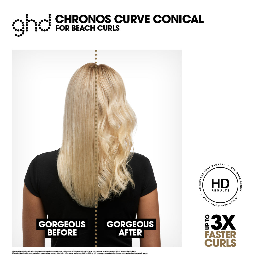 GHD Chronos Curve Conical Wand (28-23mm barrel)
