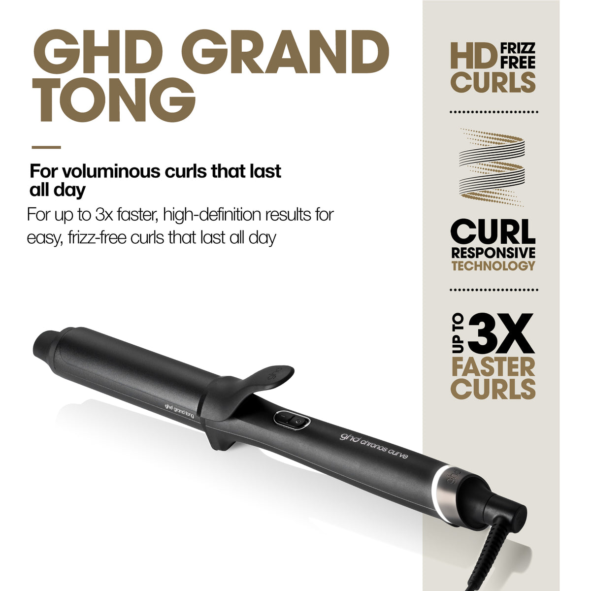 GHD Chronos Curve Grand Tong (32mm barrel)