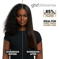 GHD Chronos Max Best Wide Plate Hair Straightener (43mm) White