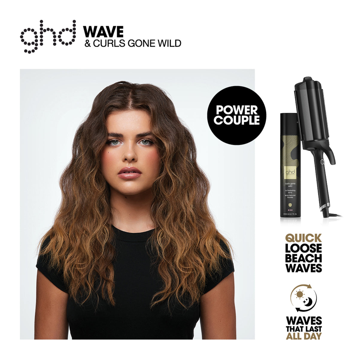 GHD Curls Gone Wild - Curl Texturising Spray (200ml)