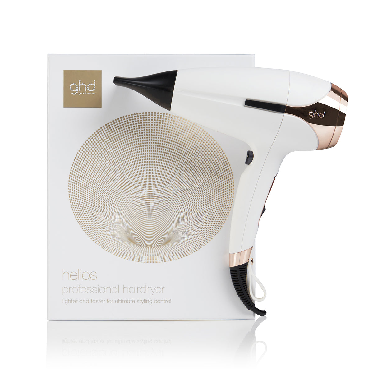 GHD Helios Professional Hair Dryer in White