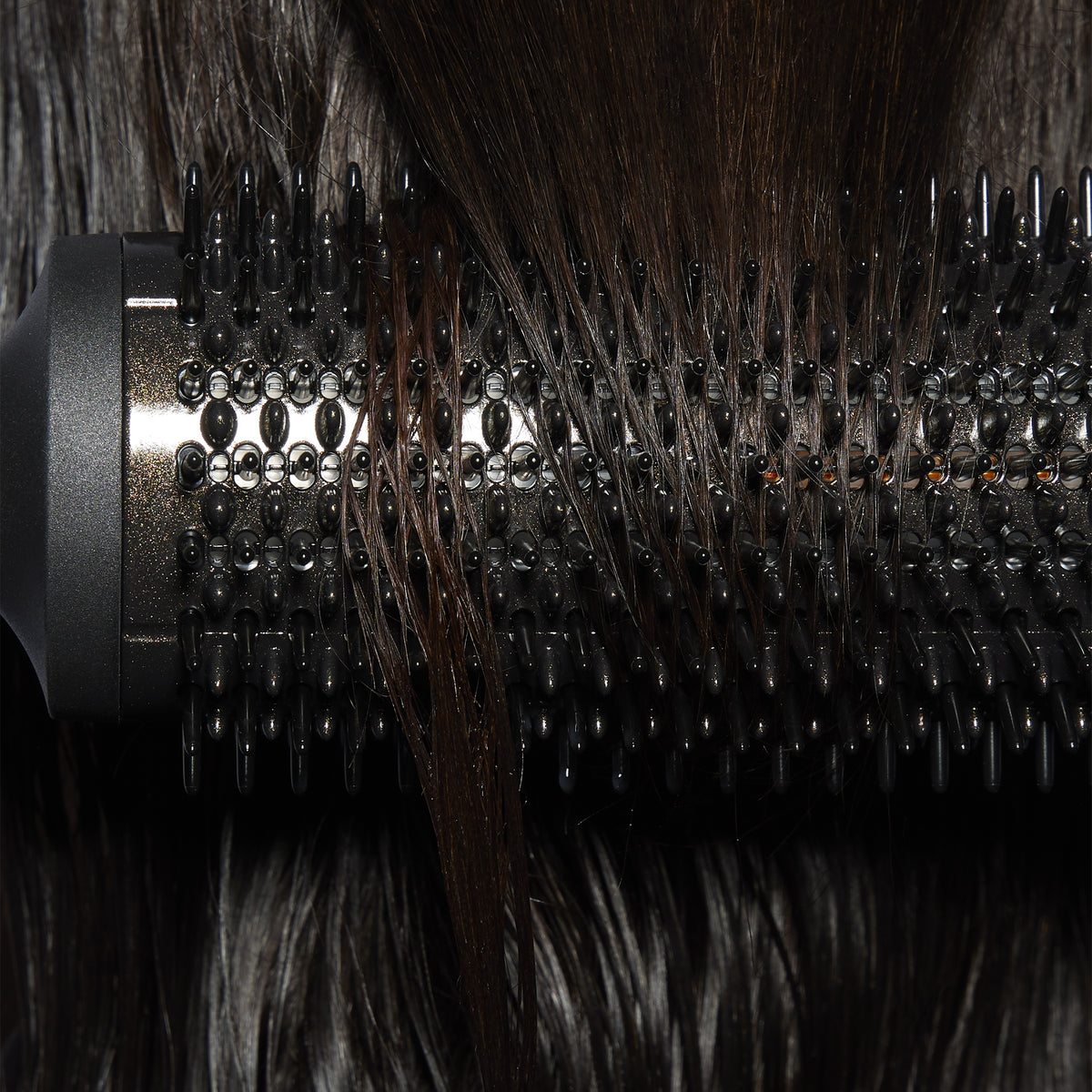 GHD Duet Blow Dry Hair Dryer Brush in Black