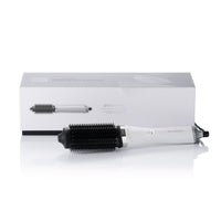 GHD Duet Blow Dry Hair Dryer Brush in White