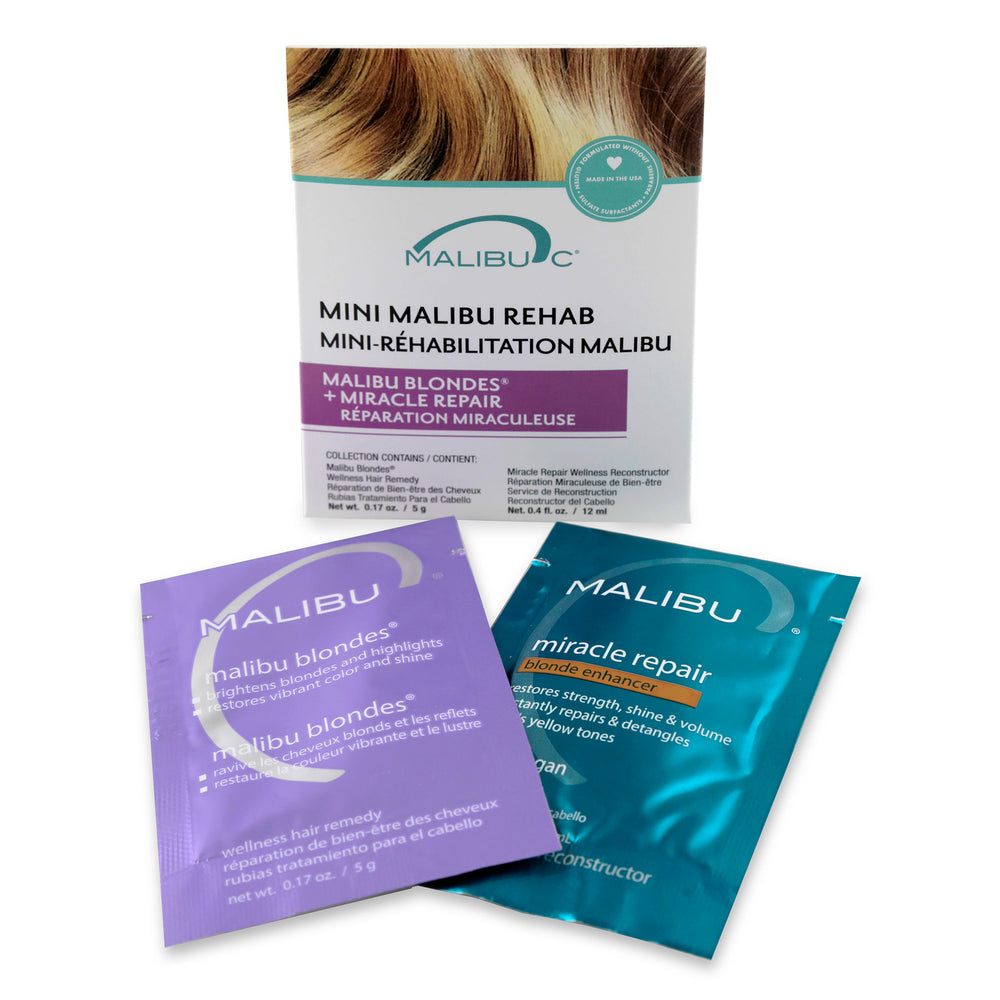Malibu C Mini Rehab Malibu Blondes Sachet Duo