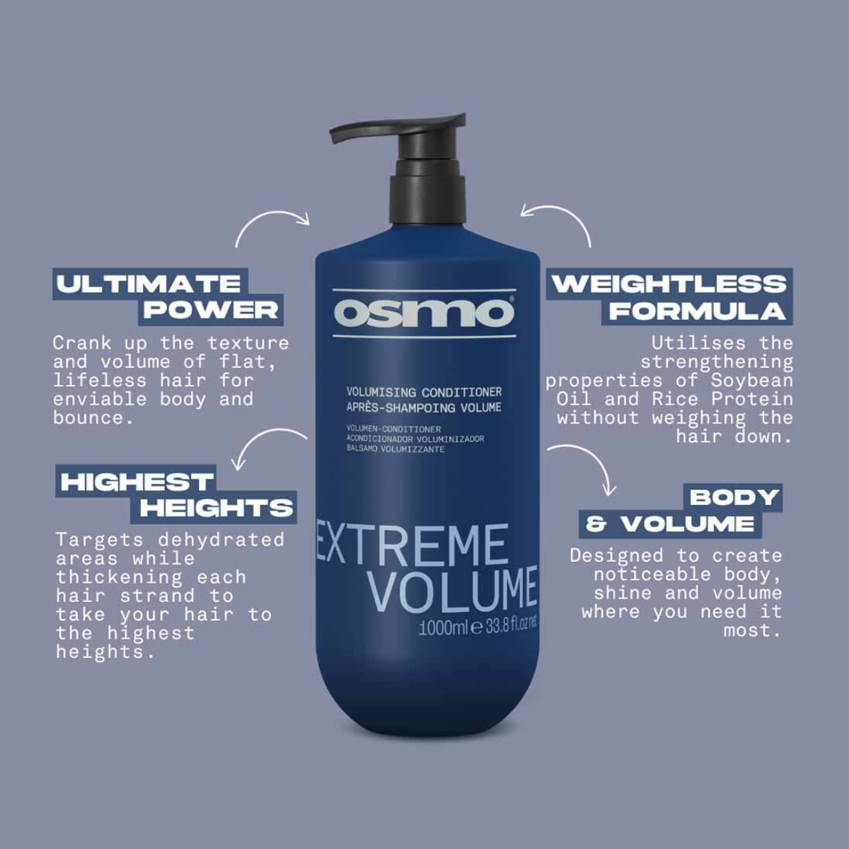 Osmo Extreme Volume Volumising Conditioner 1000ml
