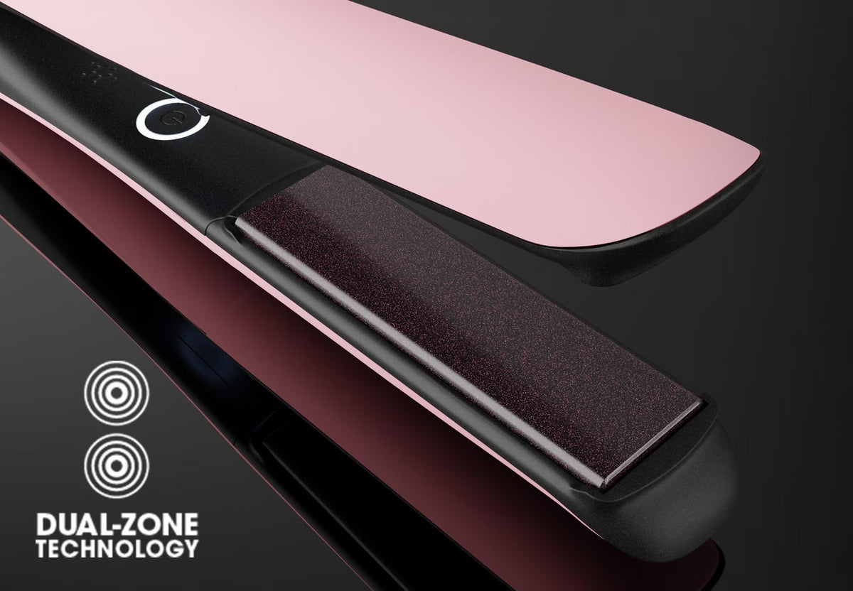GHD Gold Hair Straightener in Dusted Pink (26mm plate)