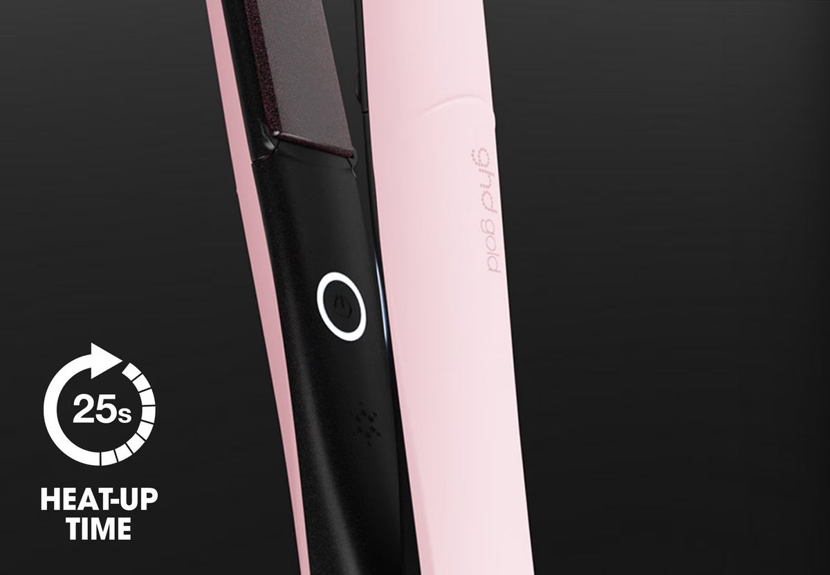 GHD Gold Hair Straightener in Dusted Pink (26mm plate)