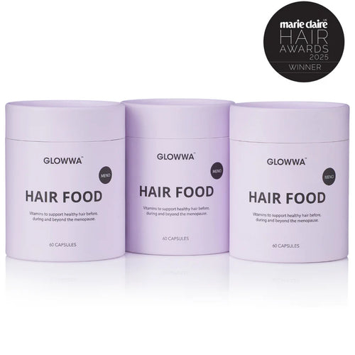 Glowwa Hair Food Menopause Hair Vitamins - 3 Month Supply