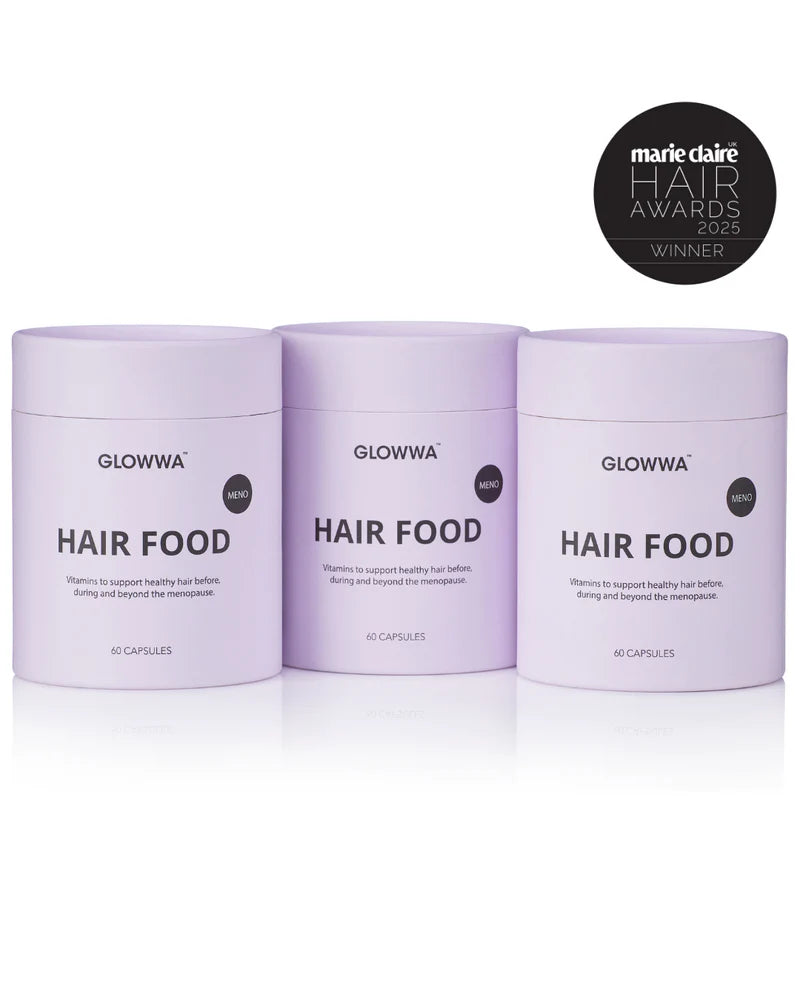 Glowwa Hair Food Menopause Hair Vitamins - 3 Month Supply