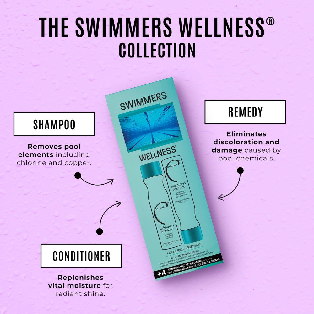 Malibu C Swimmers Wellness System Shampoo & Conditioner Kit