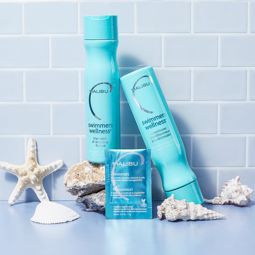 Malibu C Swimmers Wellness System Shampoo & Conditioner Kit