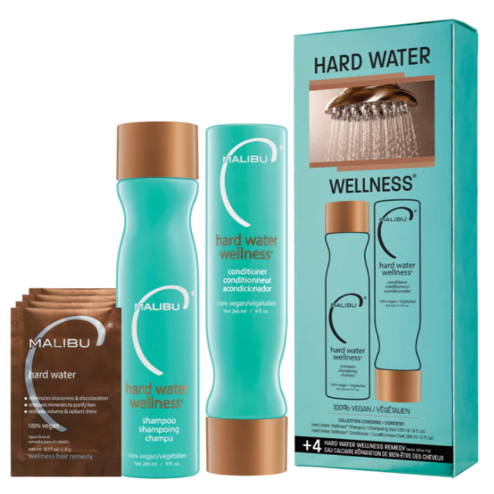 Malibu C Hard Water Wellness System Shampoo & Conditioner Kit