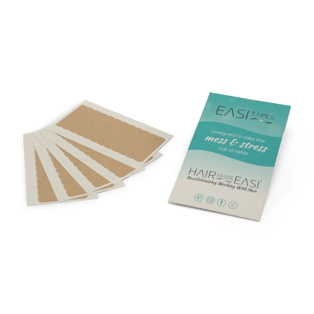Easitape Hair Extension Double Sided Tape Tabs (60 per pack)
