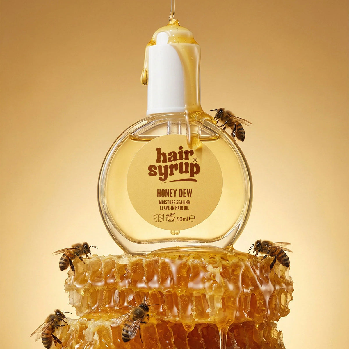 Hair Syrup Honey Dew Moisture Sealing Leave In Hair Oil 50ml