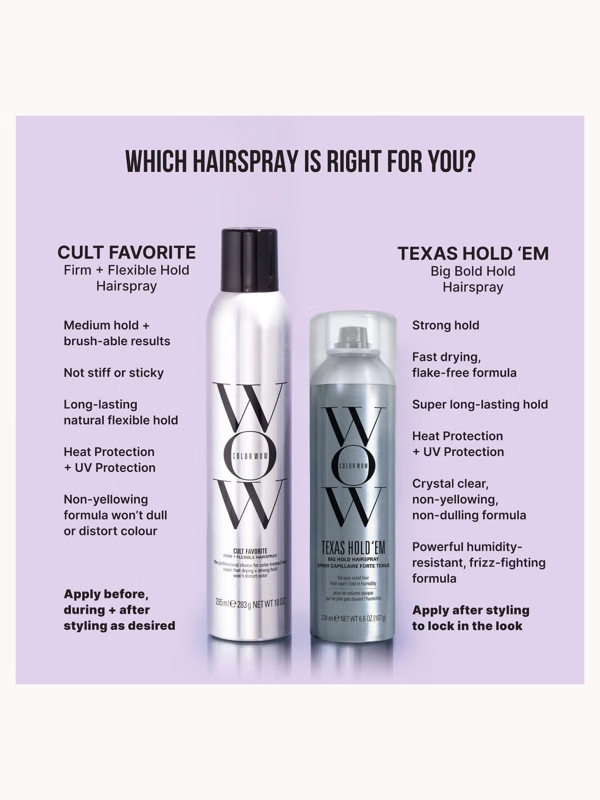 Color Wow Texas Hold'Em Big Hold Hairspray 234ml