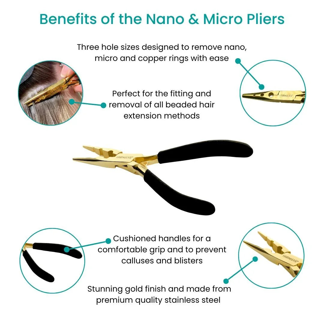 Nano and Micro Pliers Hair Made Easi