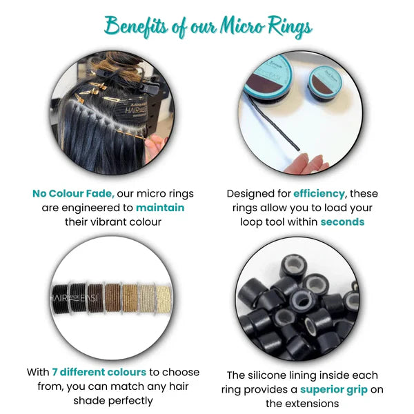 Silicone Lined 4.5mm Pre-Loaded Micro Rings (1000)